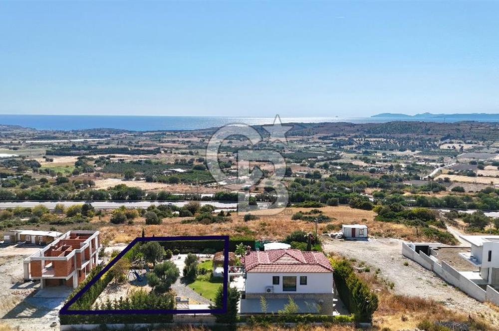 ÇEŞME OVACIK SATILIK 856 m² DENİZ MANZARALI ARSA
