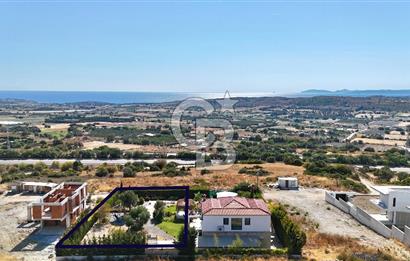 ÇEŞME OVACIK SATILIK 856 m² DENİZ MANZARALI ARSA