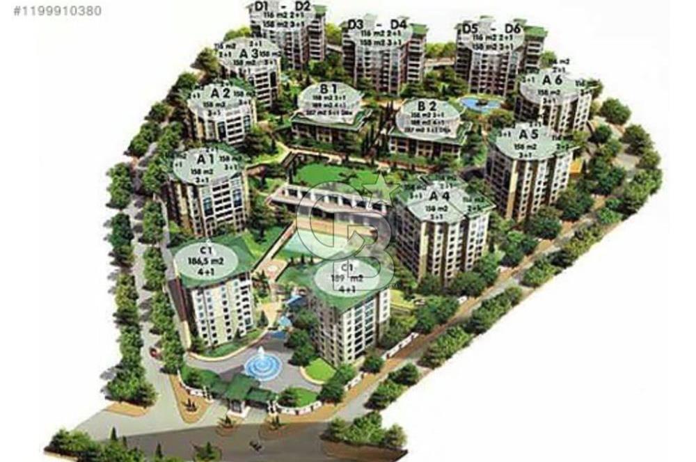 Halkalı Laleşehir Konaklarında 4+1 Satılık Daire