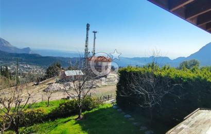 Konyaaltı Çağlarca'da Satılık Deniz ve Doğa Manzaralı Villa