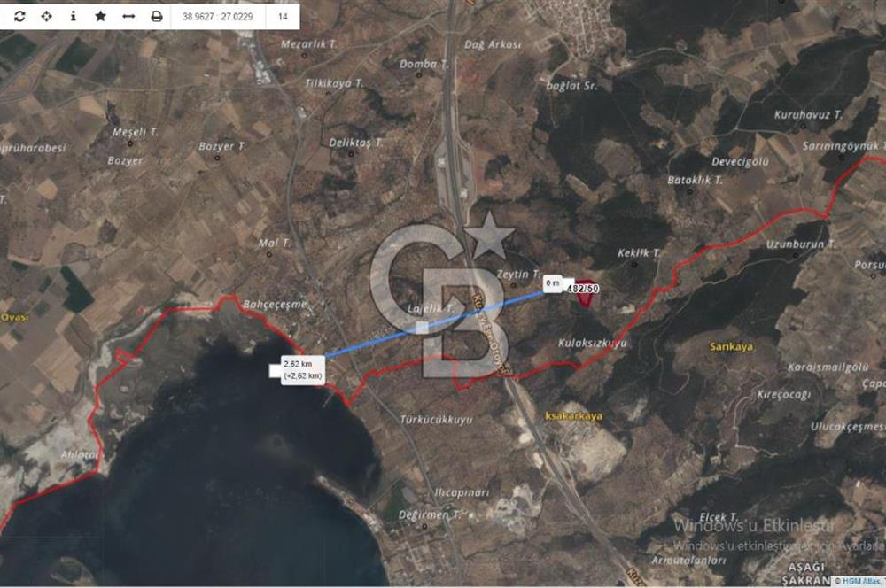 BERGAMA ZEYTİNDAĞDA SATILIK ZEYTİNLİK