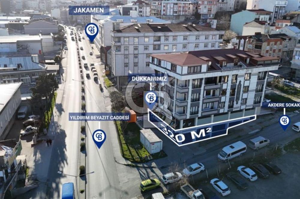KİRALIK CADDE CEPHE 320 M² DÜZ AYAK DÜKKAN & MAĞAZA