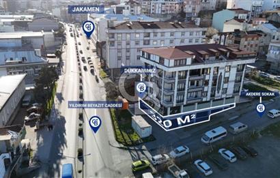 KİRALIK CADDE CEPHE 320 M² DÜZ AYAK DÜKKAN & MAĞAZA