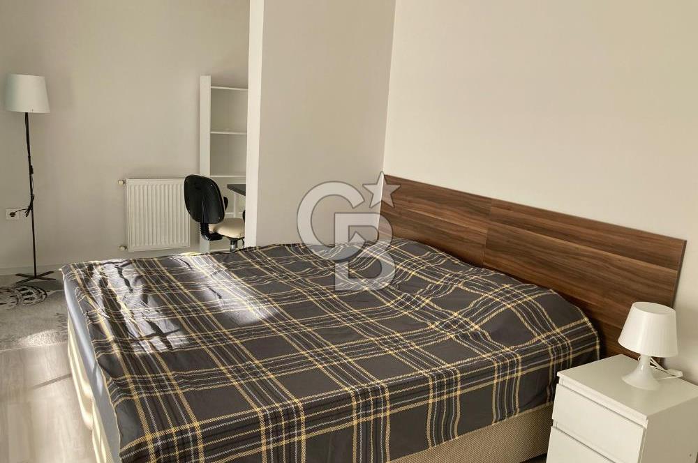 Seyrek Stüdyo City de Bahçe Katı Loft 1+1 Kiralık Daire
