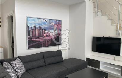 Seyrek Stüdyo City de Bahçe Katı Loft 1+1 Kiralık Daire