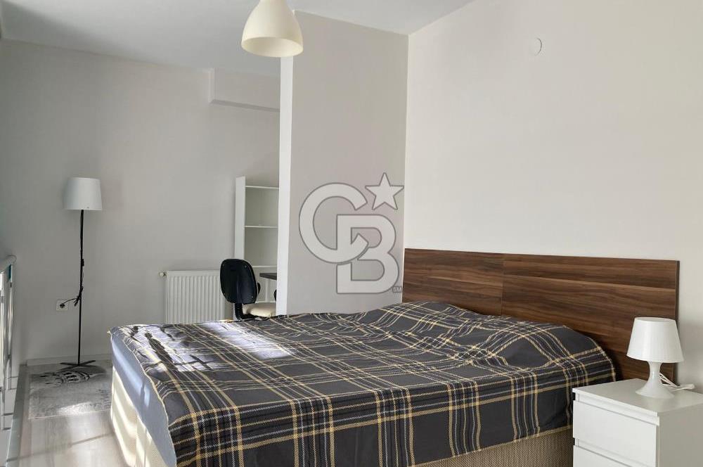 Seyrek Stüdyo City de Bahçe Katı Loft 1+1 Kiralık Daire