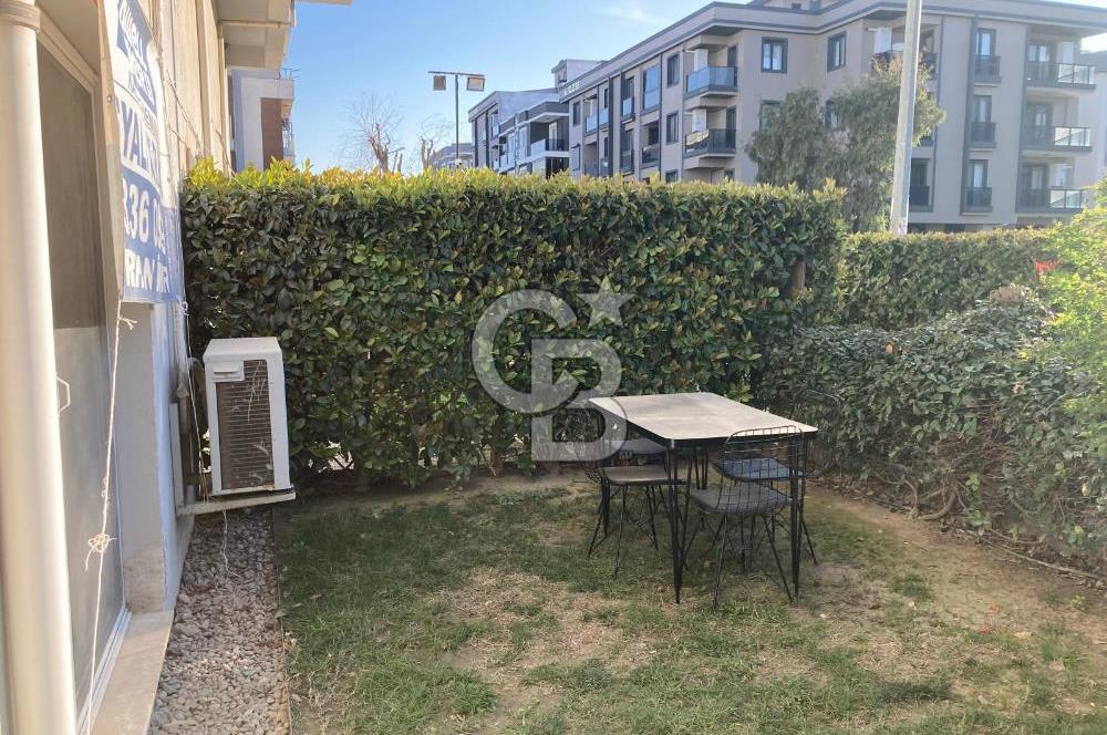 Seyrek Stüdyo City de Bahçe Katı Loft 1+1 Kiralık Daire