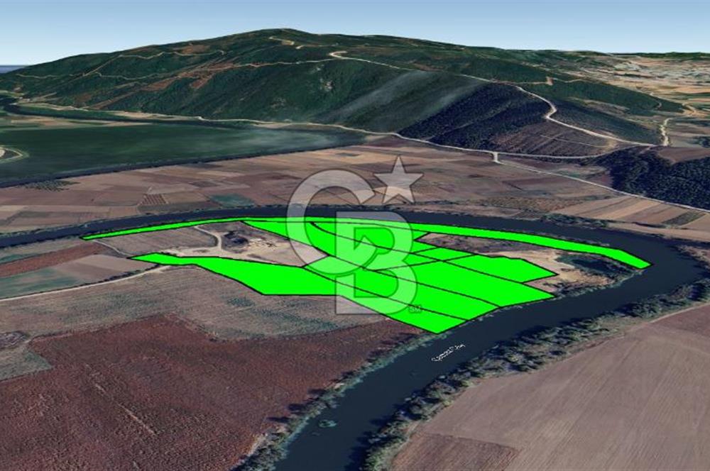 KARACABEY / AKÇASUSURLUK'TA 124 DÖNÜM SATILIK ARAZİ