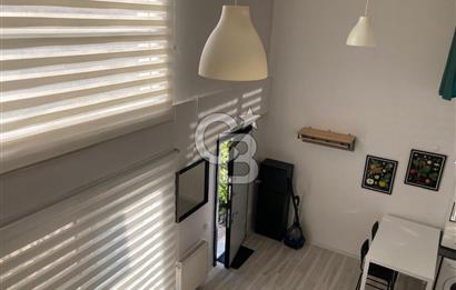 Seyrek Stüdyo City de Bahçe Katı Loft 1+1 Kiralık Daire