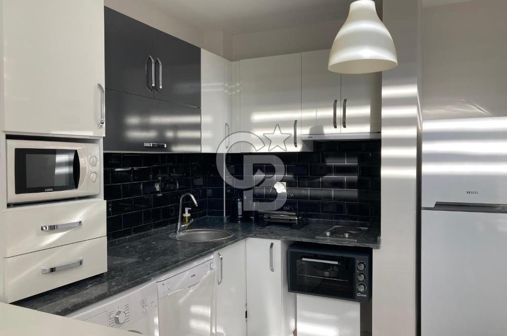 Seyrek Stüdyo City de Bahçe Katı Loft 1+1 Kiralık Daire