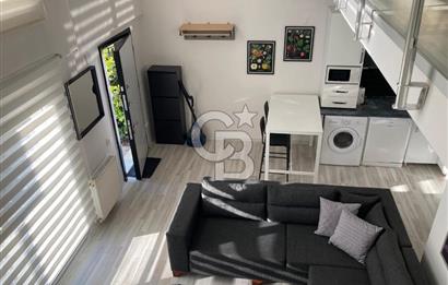 Seyrek Stüdyo City de Bahçe Katı Loft 1+1 Kiralık Daire