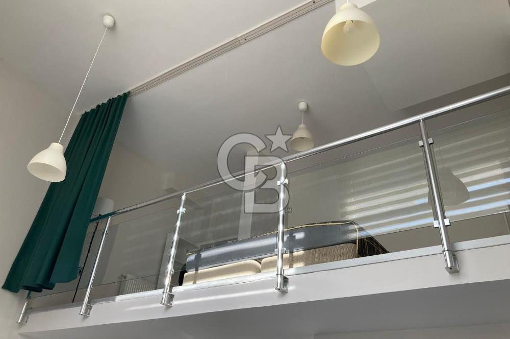 Seyrek Stüdyo City de Bahçe Katı Loft 1+1 Kiralık Daire