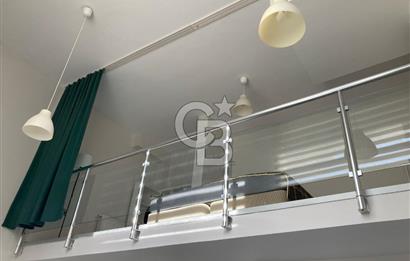 Seyrek Stüdyo City de Bahçe Katı Loft 1+1 Kiralık Daire
