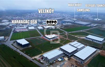 Kapaklı Sanayi Bölgesinde 5.500 m² Kiralık Depo & Lojistik Alan