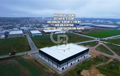 Kapaklı Sanayi Bölgesinde 5.500 m² Kiralık Depo & Lojistik Alan