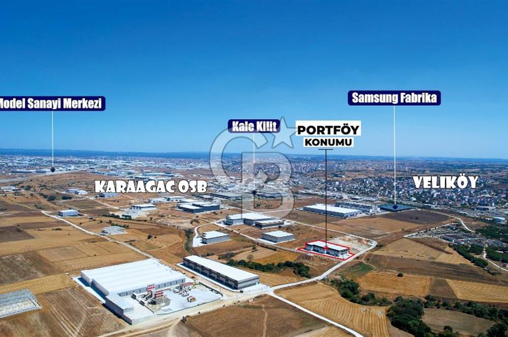 Çerkezköy Kapaklı 4.800m2 H:12 Kiralık DEPO 6 TIR Rampalı