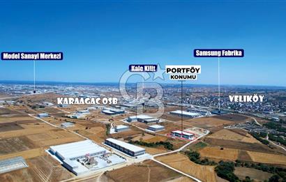 Çerkezköy Kapaklı 4.800m2 H:12 Kiralık DEPO 6 TIR Rampalı