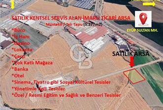 CB'DEN TEK TAPU KENTSEL SERVİS ALAN İMARLI SATILIK TİCARİ ARSA - 8 - 340608
