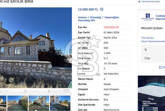   HASANOĞLANDA 500 m2 SATILIK BİNA - 1 - 340603