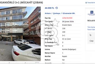 AYRANCI ESENLİK SOKAK ASANSÖRLÜ 3+1 (MÜCAHİT ÇOBAN) - 1 - 340607