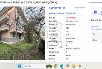 DİKMENVADİ YAKINI YETKİN SK SATILIK 3+ 1 SATILIK(MÜCAHİT ÇOBAN) - 5 - 340610