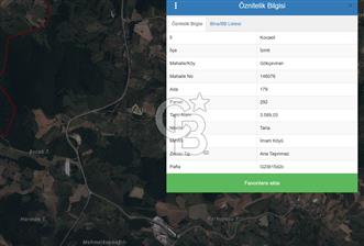 İZMİT GÖKÇEVİRAN'DA SATILIK TEK TAPU ARAZİ. - 1 - 340562
