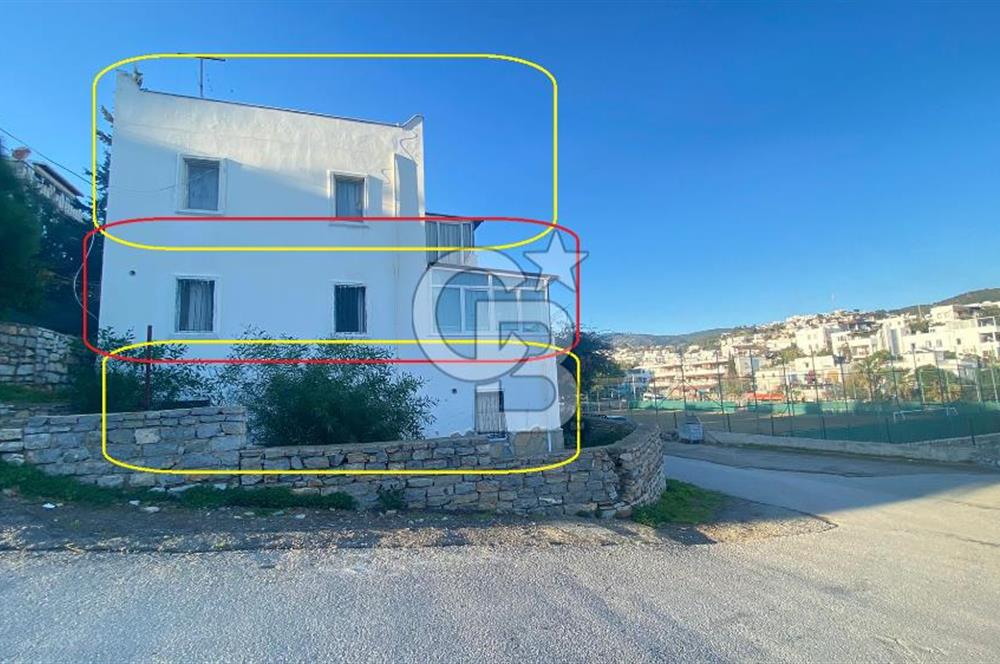 Bodrum Spor Antreman Sahasına Komşu 6+3 satılık Müstakil Ev