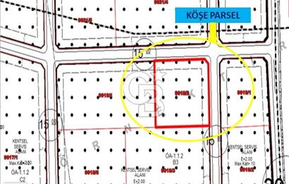 CB'DEN TEK TAPU KENTSEL SERVİS ALAN İMARLI SATILIK TİCARİ ARSA