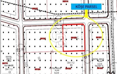 CB'DEN TEK TAPU KENTSEL SERVİS ALAN İMARLI SATILIK TİCARİ ARSA