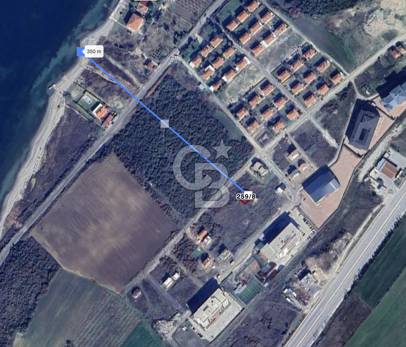 ÇANAKKALE LAPSEKİ'DE KÖPRÜ VE BOĞAZ MANZARALI İMARLI ARSA