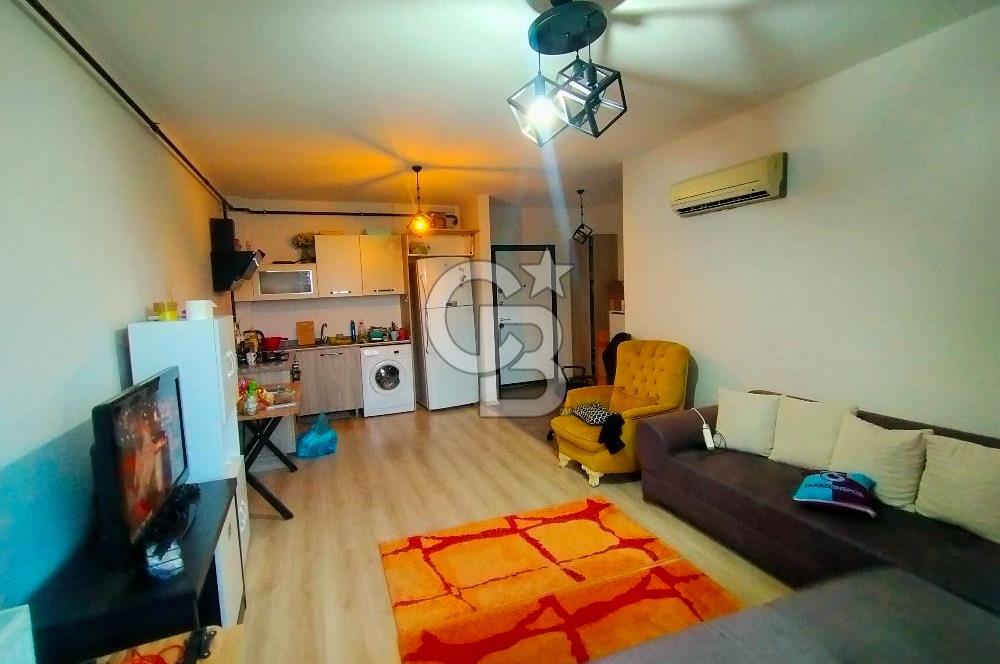 ÇARKIPAREDE STADYUM YAKINI FULL EŞYALI CAM BALKONLU 1+1 DAİRE