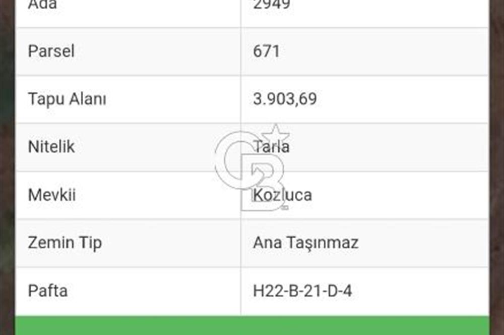 Gürsu Dıskaya'da Mevki Yerde Satılık Arsa