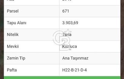 Gürsu Dıskaya'da Mevki Yerde Satılık Arsa