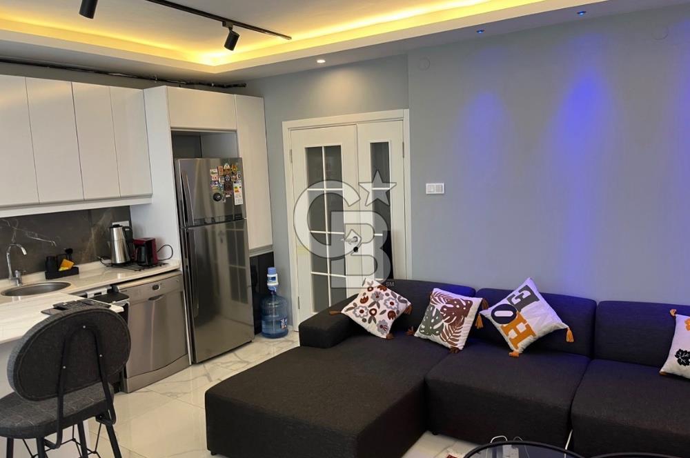 Sahile yakın full tadilatlı 1+1 özel tasarım daire 