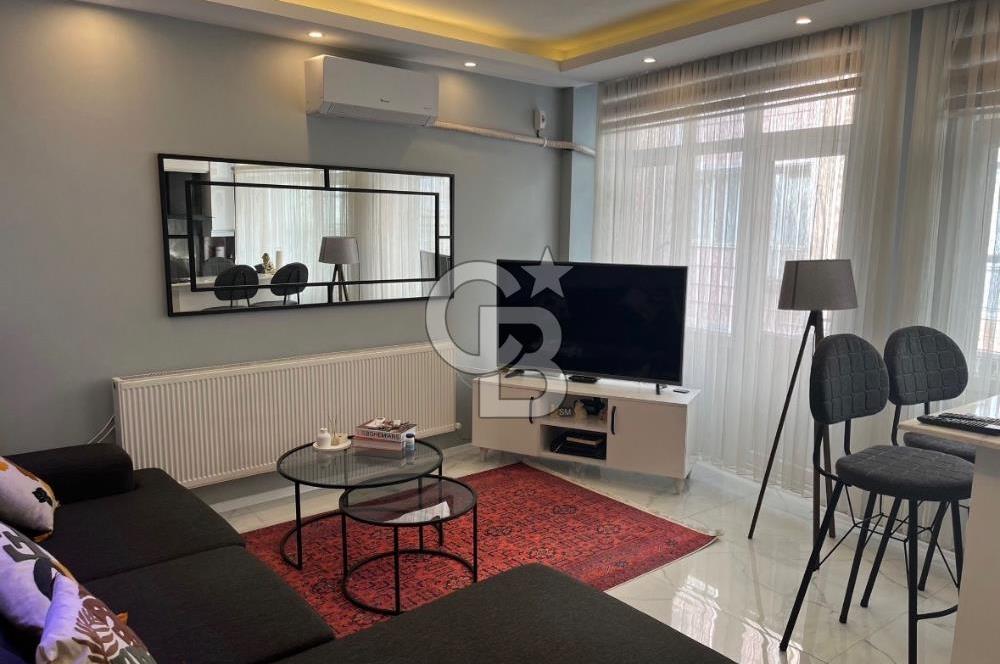 Sahile yakın full tadilatlı 1+1 özel tasarım daire 