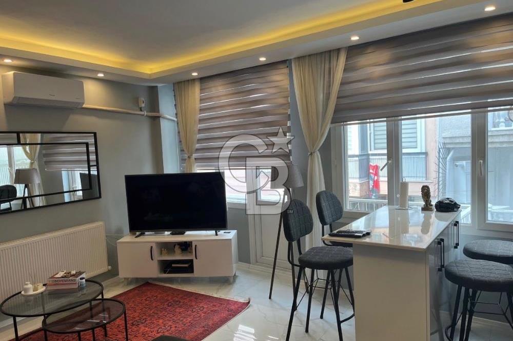 Sahile yakın full tadilatlı 1+1 özel tasarım daire 