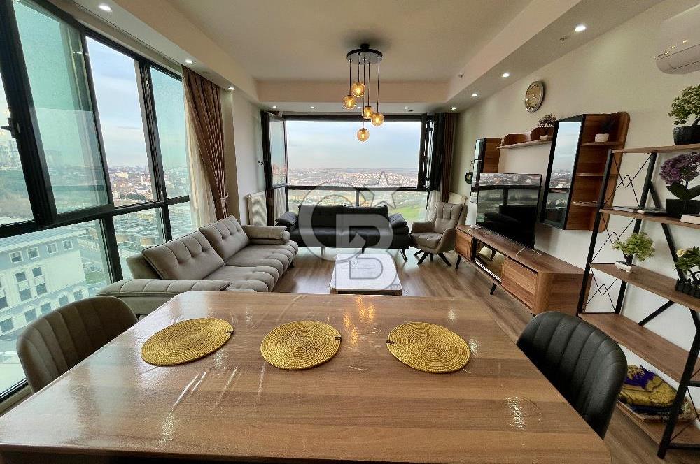 AKZİRVE STRADA 1'DE SATILIK 3+1 VADİ MANZARALI FULL EŞYALI DAİRE