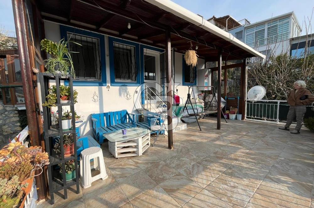 Yenifoça Alize Sitesi Teras Evlerde Deniz manzaralı 2+1 Yazlık