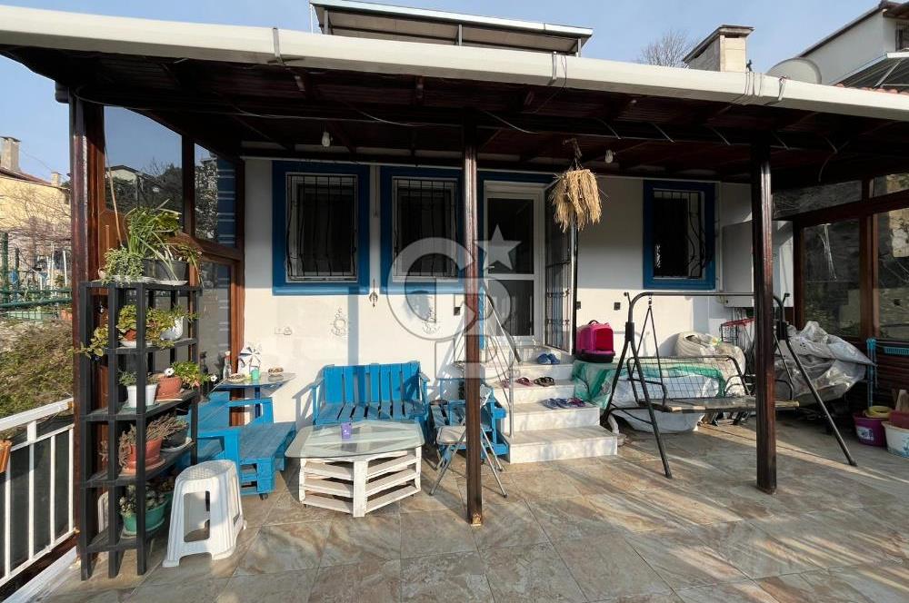 Yenifoça Alize Sitesi Teras Evlerde Deniz manzaralı 2+1 Yazlık