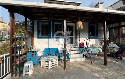 Yenifoça Alize Sitesi Teras Evlerde Deniz manzaralı 2+1 Yazlık