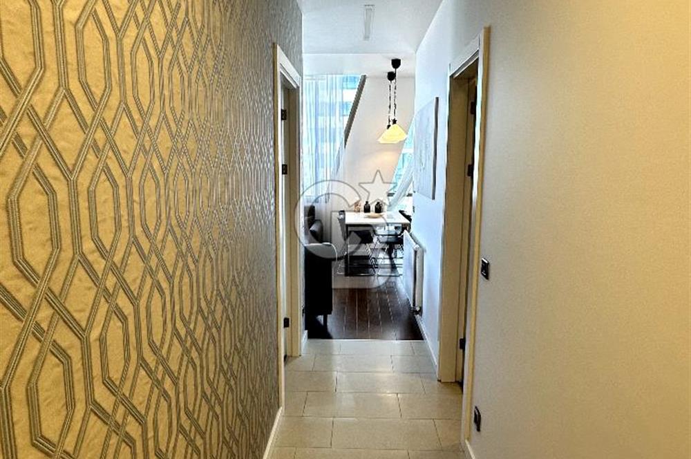 FOLKART TOWERS A KULE EŞYALI, BALKONLU KİRALIK 1+1 DAİRE