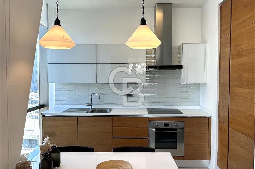 FOLKART TOWERS A KULE EŞYALI, BALKONLU KİRALIK 1+1 DAİRE