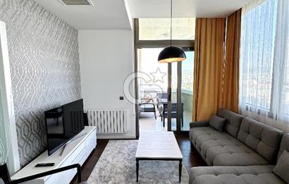 FOLKART TOWERS A KULE EŞYALI, BALKONLU KİRALIK 1+1 DAİRE