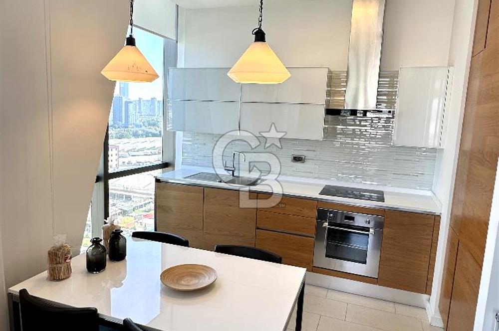 FOLKART TOWERS A KULE EŞYALI, BALKONLU KİRALIK 1+1 DAİRE