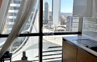 FOLKART TOWERS A KULE EŞYALI, BALKONLU KİRALIK 1+1 DAİRE