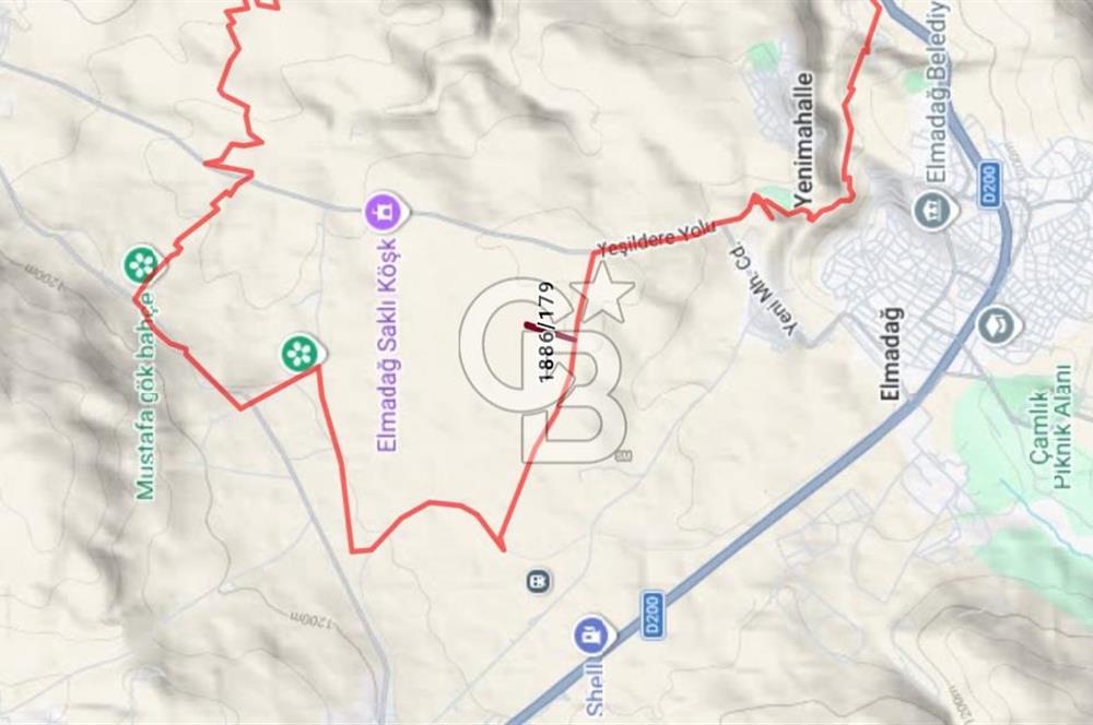 Ankara Elmadağ Yenimahalle Satılık Tarla 5229 m²