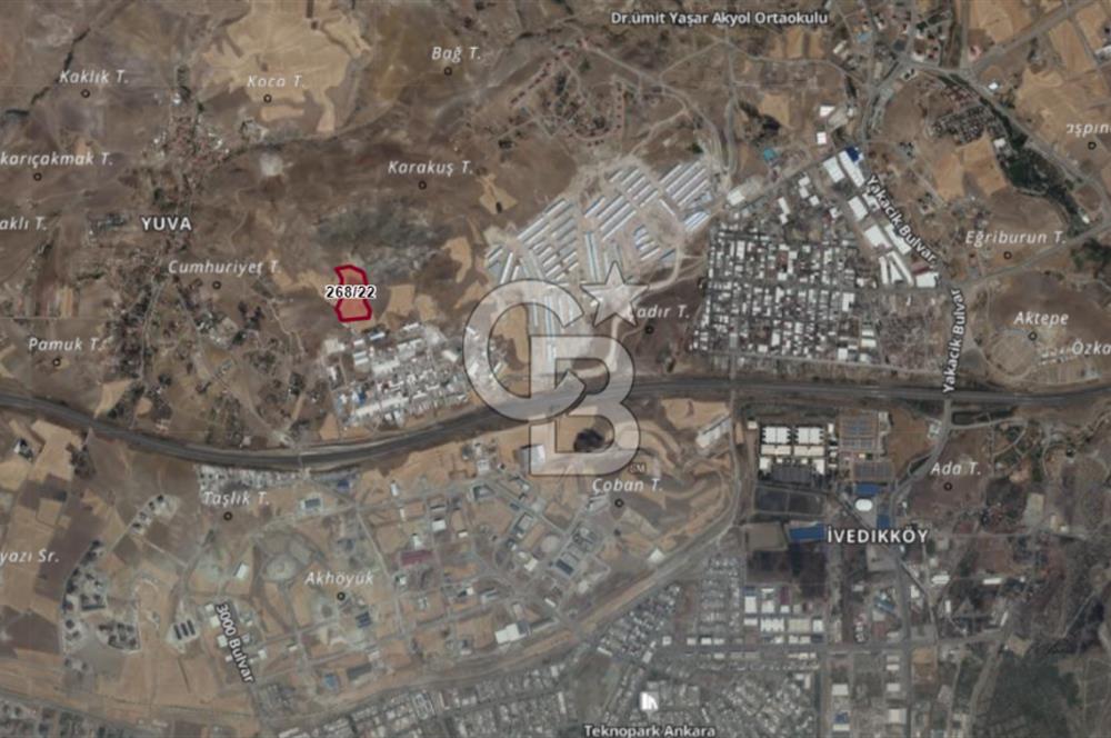 YENİMAHALLE YUVADA İMAR SINIRINDA TİCARİ PARSELLERE KOMŞU