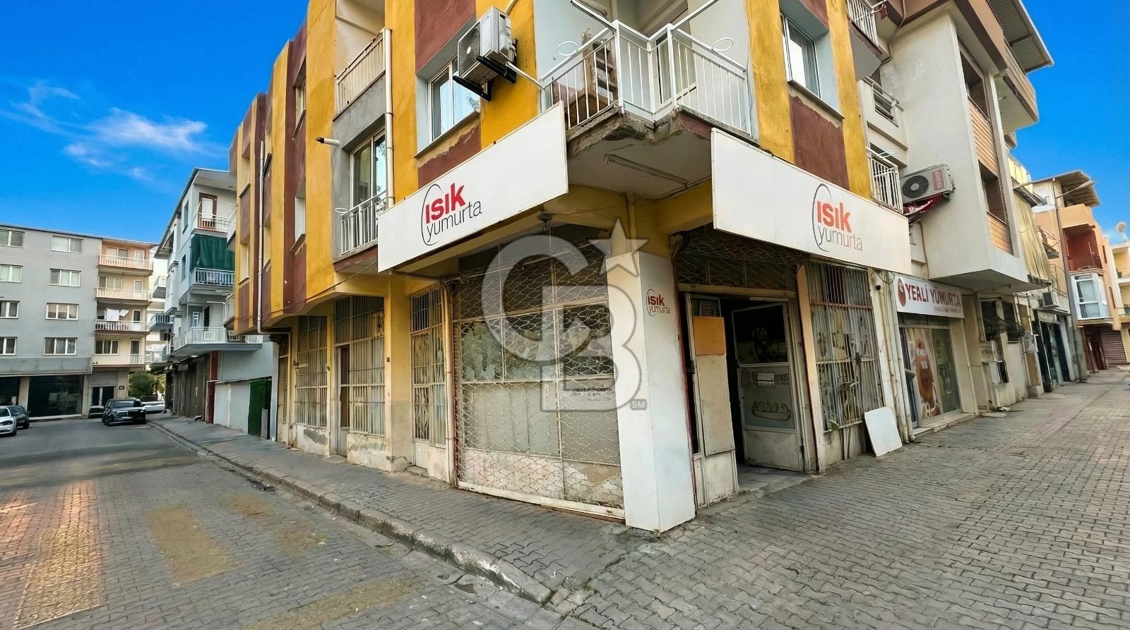 MUSELAND-Bayraklı Manavkuyu Ana Cadde Yanı Satılık Dükkan