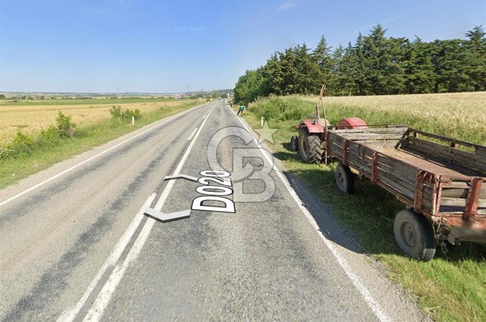 KIRKLARELİ VİZE OKÇULAR KÖYÜNDE YERİ BELLİ 633 m² SATILIK TARLA