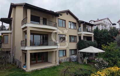 DEĞİRMENDERE TOPÇULAR'DA DENİZ MANZARALI SATILIK TRİPLEKS VİLLA